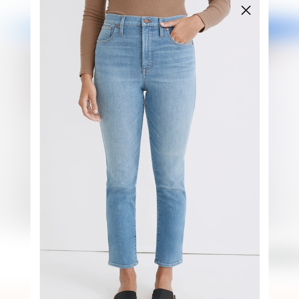 Madewell Stovepipe Jean Size 32 Euclid New With Tags